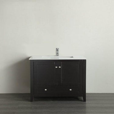 Eviva Lime 30″ Bathroom Vanity with White Marble Carrera Top Bathroom Vanity Eviva